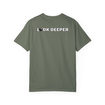 "Look Deeper" Introspective Dual-Design T-Shirt