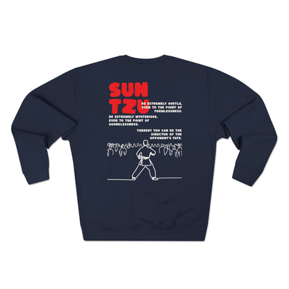 Be Extremely Subtle by Sun Tzu Unisex Crewneck Sweatshirt