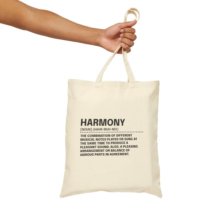 The Lexicon Collection: Harmony Tote Bag by Exploding Imagination