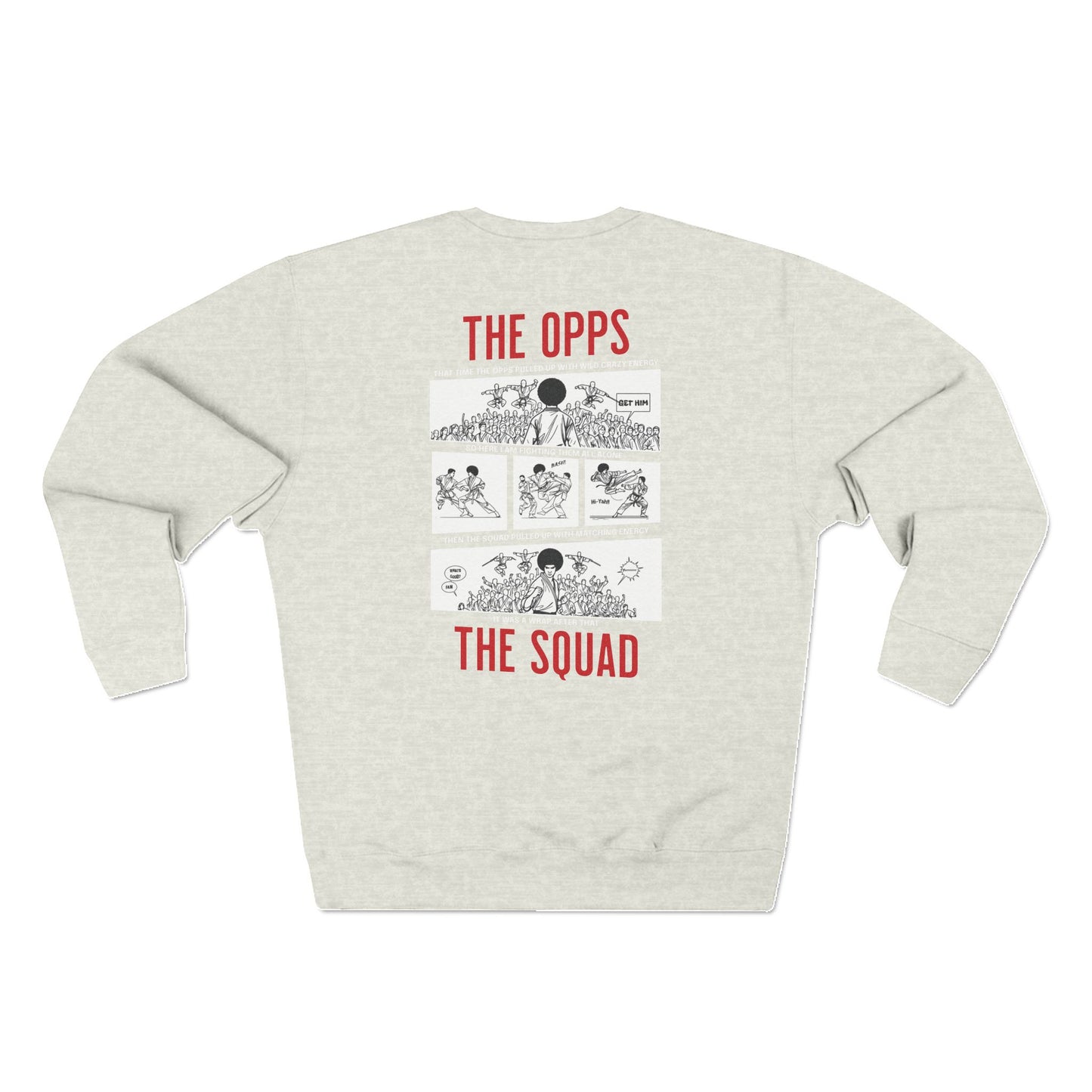 The Opps vs The Squad Comic Sweatshirt