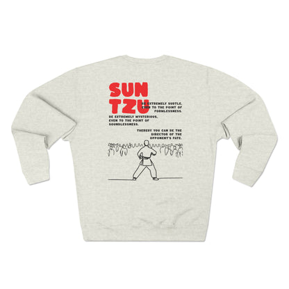 Be Extremely Subtle by Sun Tzu Unisex Crewneck Sweatshirt