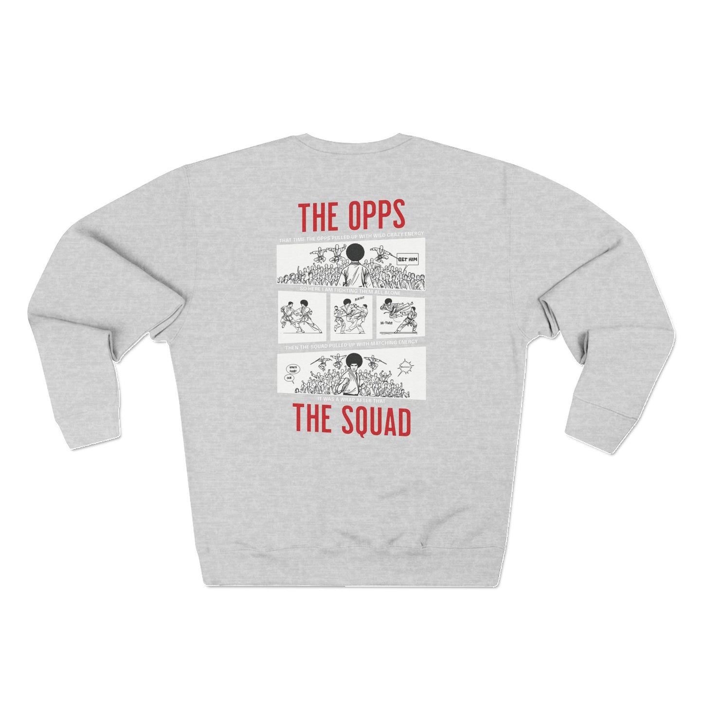 The Opps vs The Squad Comic Sweatshirt