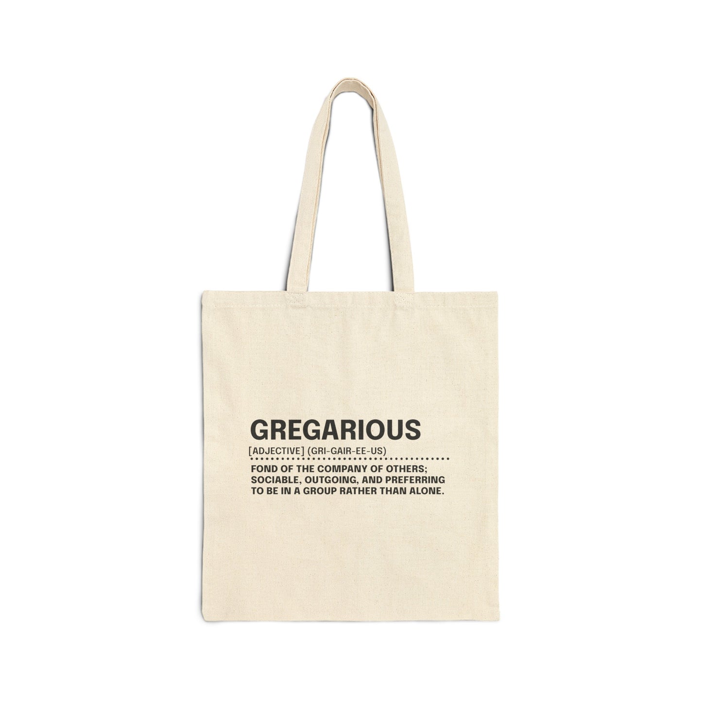 The Lexicon Collection: Gregarious Tote Bag by Exploding Imagination