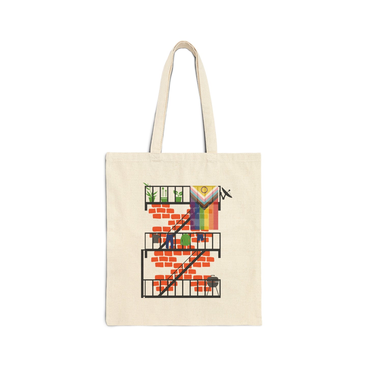 "NYC Pride Life" Diversity & Inclusion Canvas Tote Bag