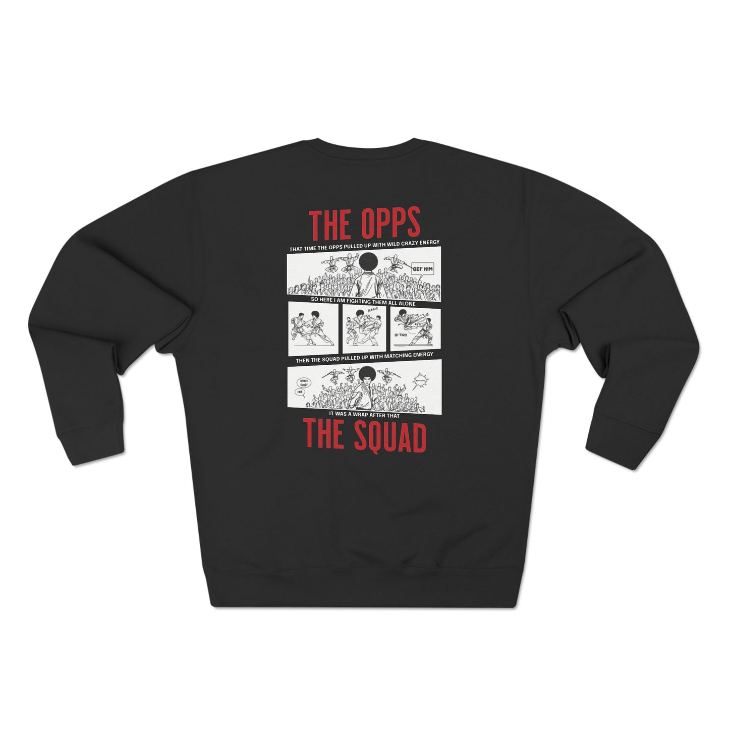 The Opps vs The Squad Comic Sweatshirt