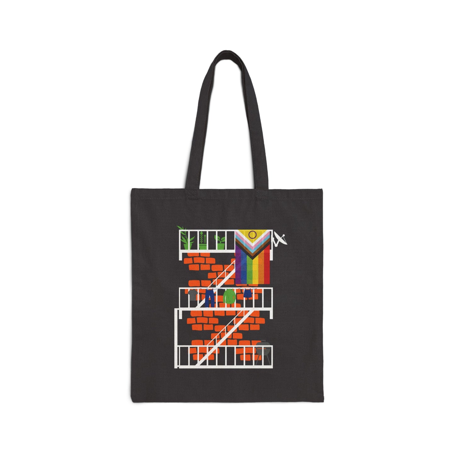 "NYC Pride Life" Diversity & Inclusion Canvas Tote Bag