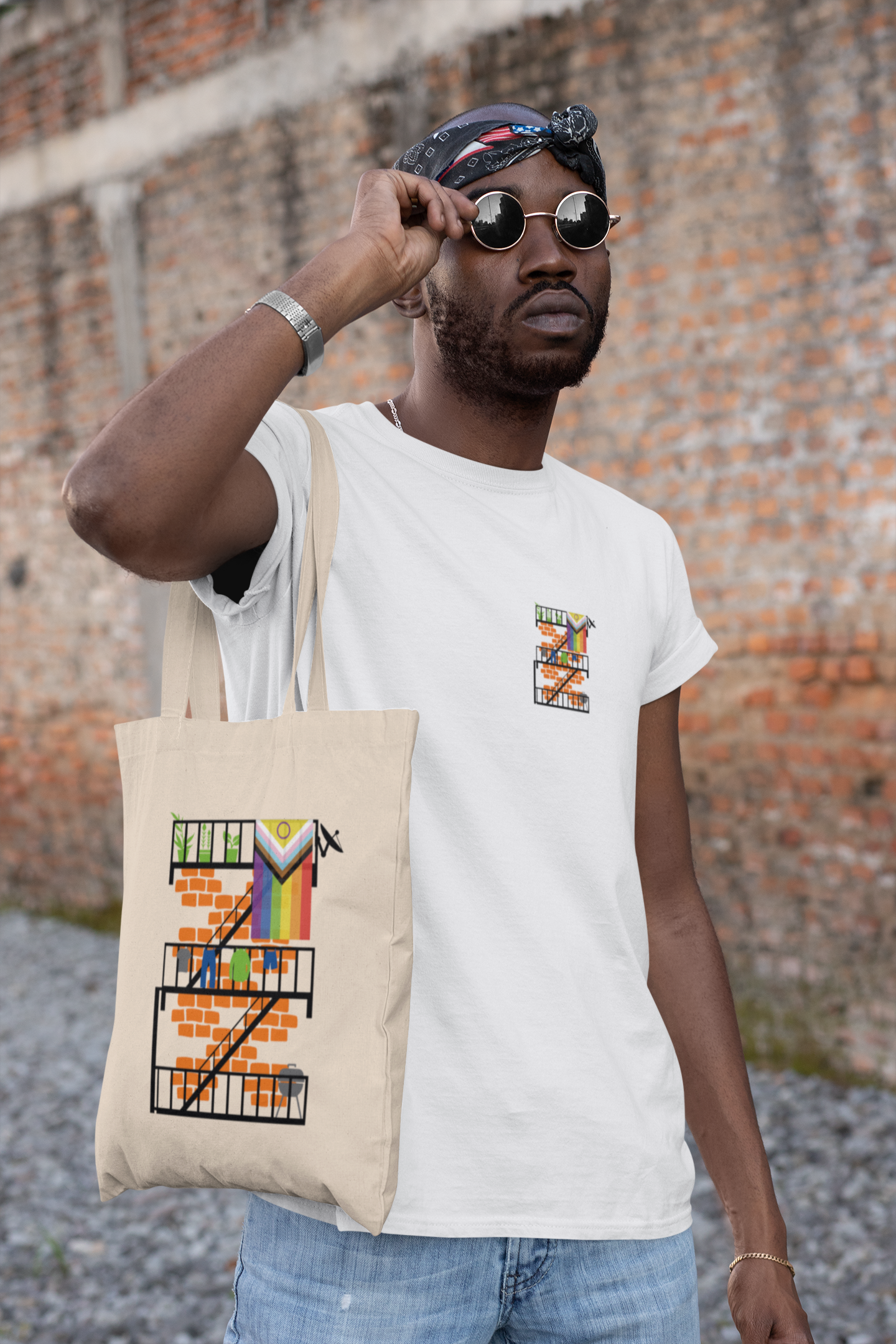 "NYC Pride Life" Diversity & Inclusion Canvas Tote Bag