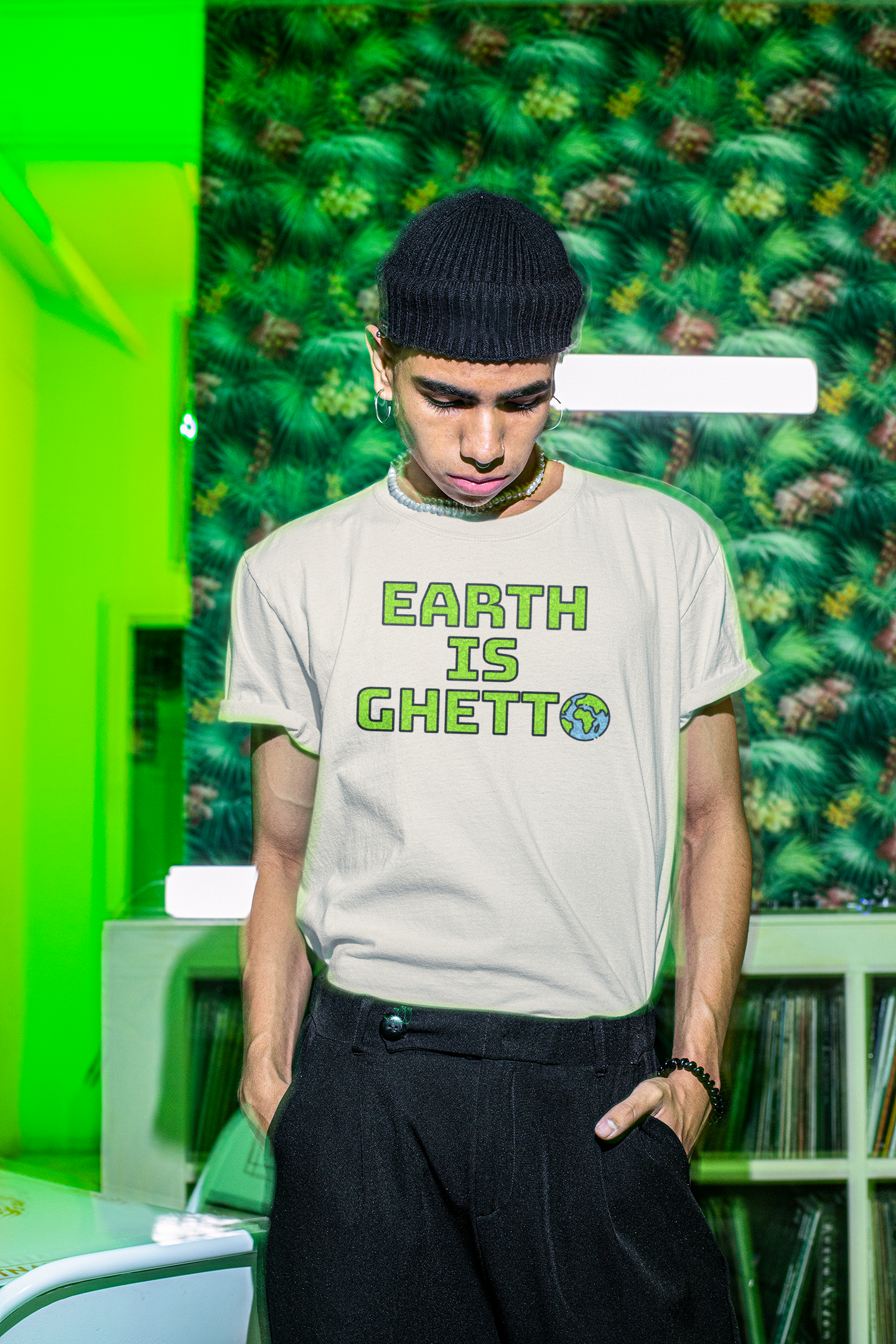 "Earth is Ghetto" Awareness Eco T-Shirt